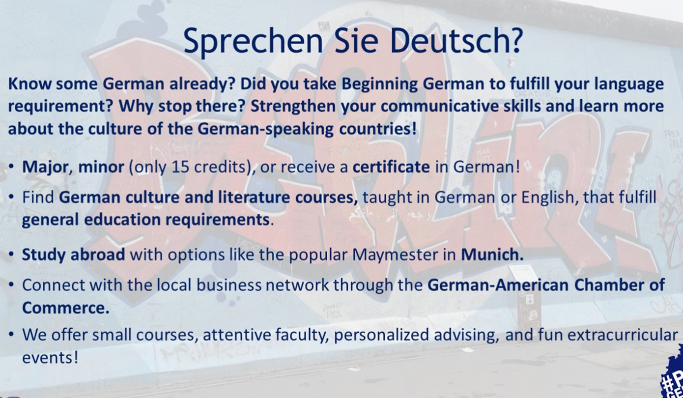 Did German Courses